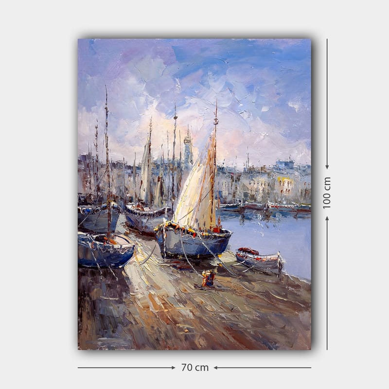 Koristeellinen Canvastaulu 70x100 cm - Monivärinen - Sisustustuotteet - Taulu & taide - Canvas-taulu