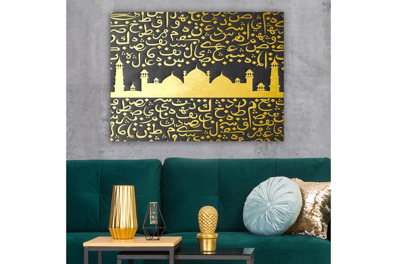 Koristeellinen Canvastaulu 70x100 cm - Monivärinen - Sisustustuotteet - Taulu & taide - Canvas-taulu