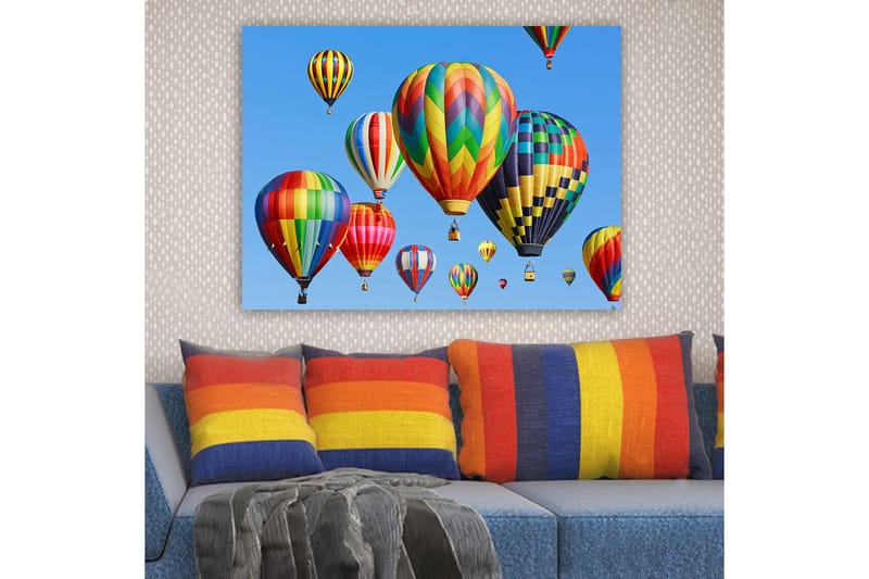 Koristeellinen Canvastaulu 70x100 cm - Monivärinen - Sisustustuotteet - Taulu & taide - Canvas-taulu