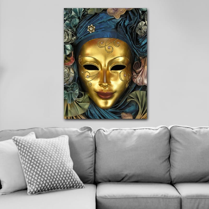 Koristeellinen Canvastaulu 70x100 cm - Monivärinen - Sisustustuotteet - Taulu & taide - Canvas-taulu
