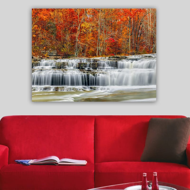 Koristeellinen Canvastaulu 70x100 cm - Monivärinen - Sisustustuotteet - Taulu & taide - Canvas-taulu