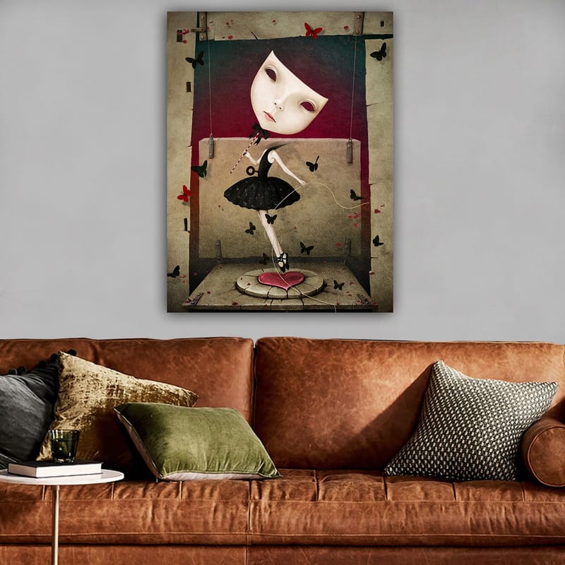 Koristeellinen Canvastaulu 70x100 cm - Monivärinen - Sisustustuotteet - Taulu & taide - Canvas-taulu
