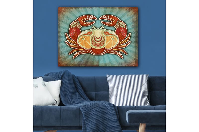 Koristeellinen Canvastaulu 70x100 cm - Monivärinen - Sisustustuotteet - Taulu & taide - Canvas-taulu