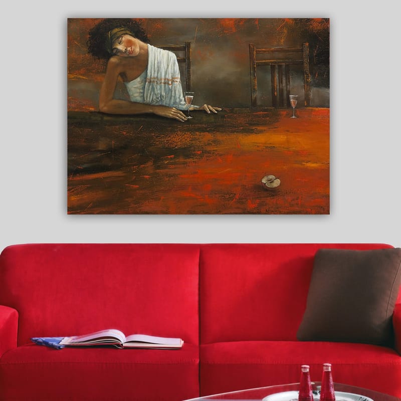 Koristeellinen Canvastaulu 70x100 cm - Monivärinen - Sisustustuotteet - Taulu & taide - Canvas-taulu