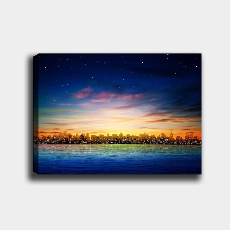 Koristeellinen Canvastaulu 70x100 cm - Monivärinen - Sisustustuotteet - Taulu & taide - Canvas-taulu