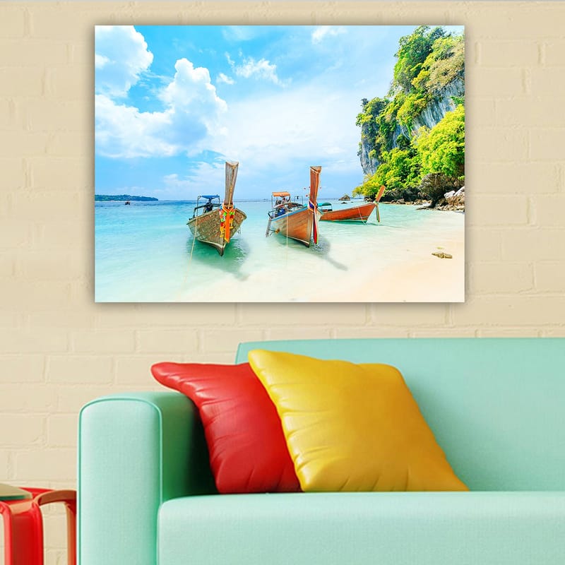 Koristeellinen Canvastaulu 70x100 cm - Monivärinen - Sisustustuotteet - Taulu & taide - Canvas-taulu
