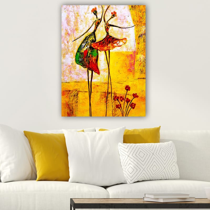 Koristeellinen Canvastaulu 70x100 cm - Monivärinen - Sisustustuotteet - Taulu & taide - Canvas-taulu
