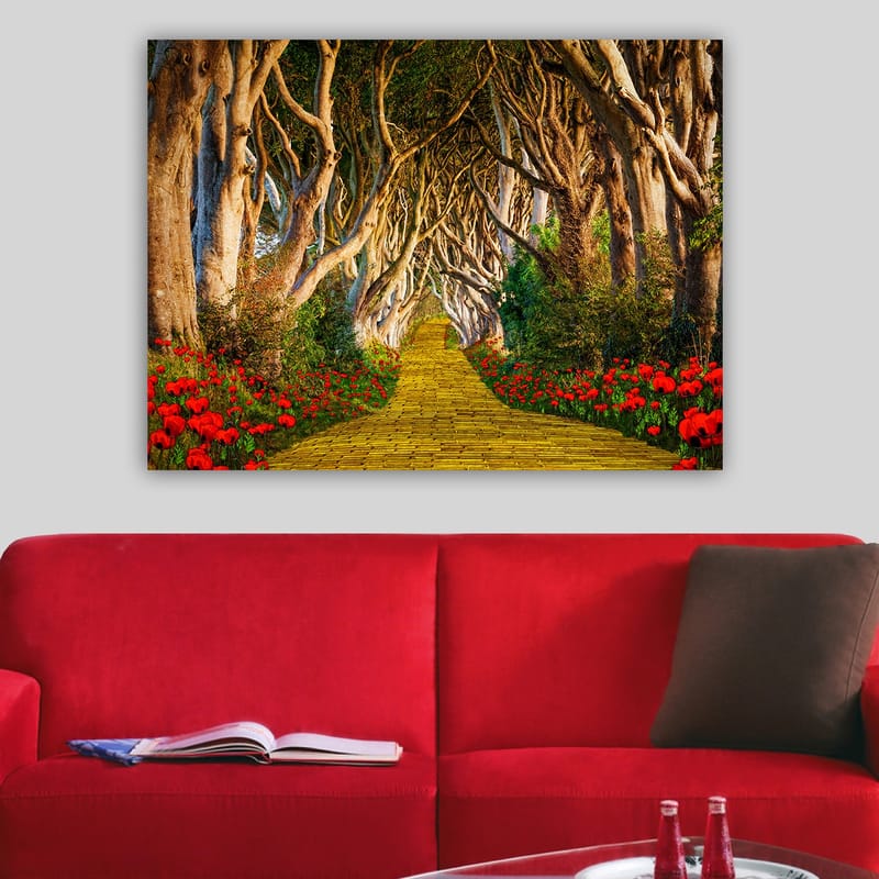 Koristeellinen Canvastaulu 70x100 cm - Monivärinen - Sisustustuotteet - Taulu & taide - Canvas-taulu