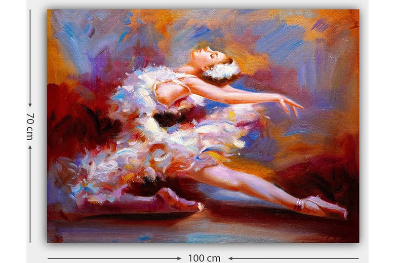 Koristeellinen Canvastaulu 70x100 cm - Monivärinen - Sisustustuotteet - Taulu & taide - Canvas-taulu