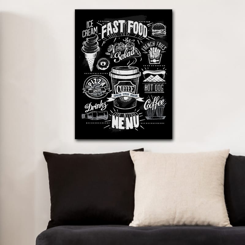 Koristeellinen Canvastaulu 70x100 cm - Monivärinen - Sisustustuotteet - Taulu & taide - Canvas-taulu
