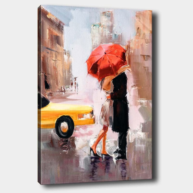 Koristeellinen Canvastaulu 70x100 cm - Monivärinen - Sisustustuotteet - Taulu & taide - Canvas-taulu