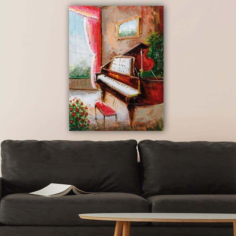 Koristeellinen Canvastaulu 70x100 cm - Monivärinen - Sisustustuotteet - Taulu & taide - Canvas-taulu