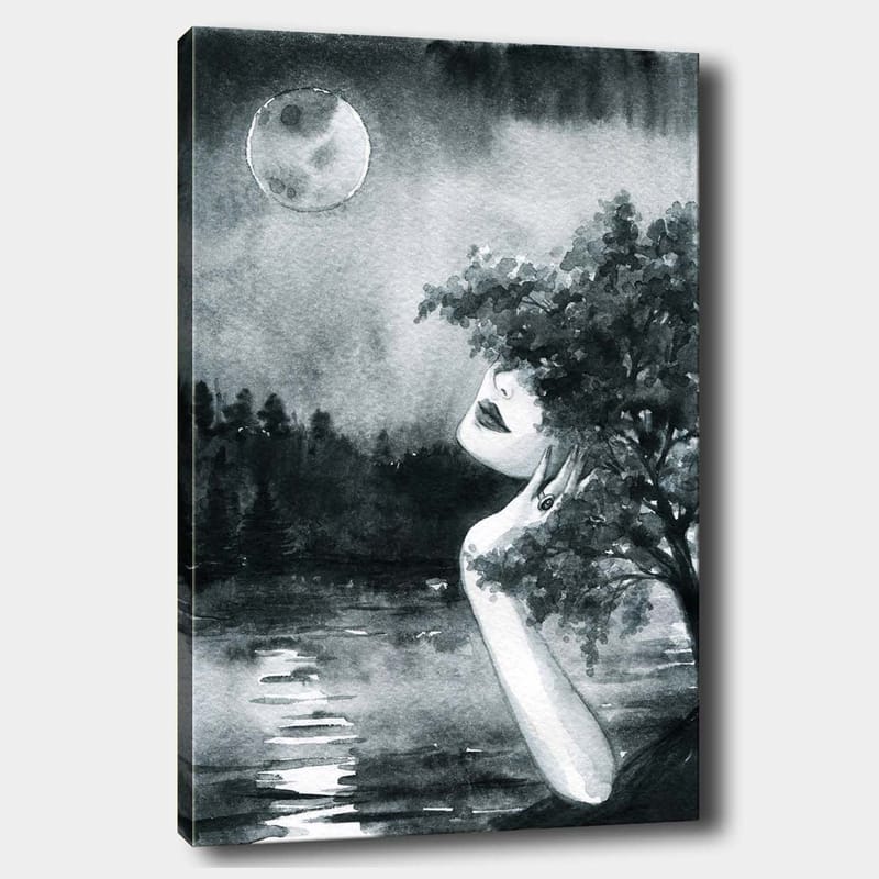 Koristeellinen Canvastaulu 70x100 cm - Monivärinen - Sisustustuotteet - Taulu & taide - Canvas-taulu