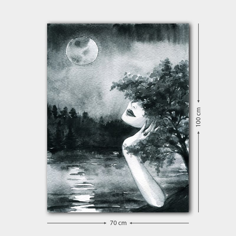Koristeellinen Canvastaulu 70x100 cm - Monivärinen - Sisustustuotteet - Taulu & taide - Canvas-taulu