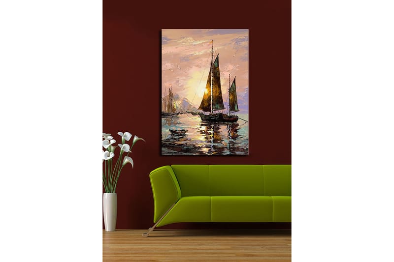 Koristeellinen Canvastaulu 70x100 cm - Monivärinen - Sisustustuotteet - Taulu & taide - Canvas-taulu
