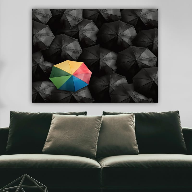 Koristeellinen Canvastaulu 70x100 cm - Monivärinen - Sisustustuotteet - Taulu & taide - Canvas-taulu
