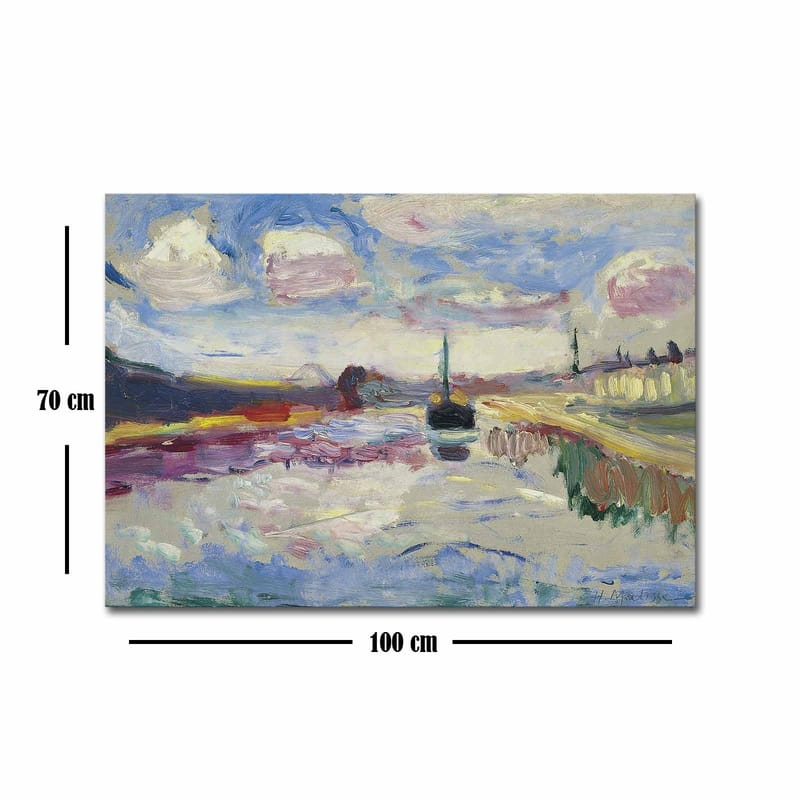 Koristeellinen Canvastaulu 70x100 cm - Monivärinen - Sisustustuotteet - Taulu & taide - Canvas-taulu