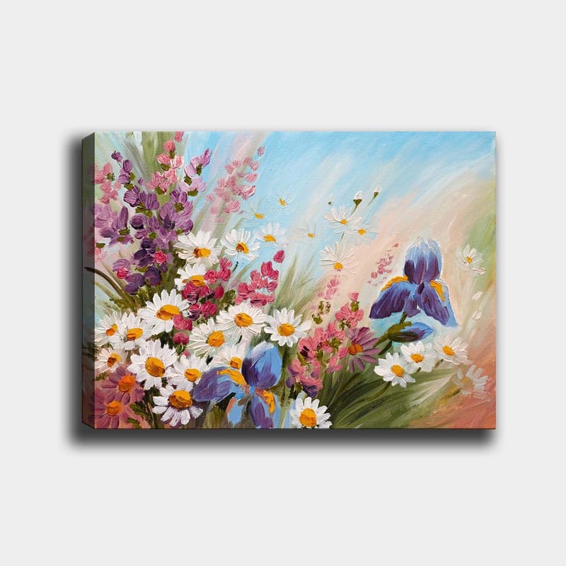 Koristeellinen Canvastaulu 70x100 cm - Monivärinen - Sisustustuotteet - Taulu & taide - Canvas-taulu