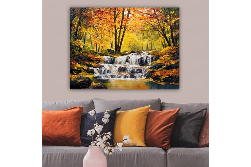 Koristeellinen Canvastaulu 70x100 cm - Monivärinen - Sisustustuotteet - Taulu & taide - Canvas-taulu