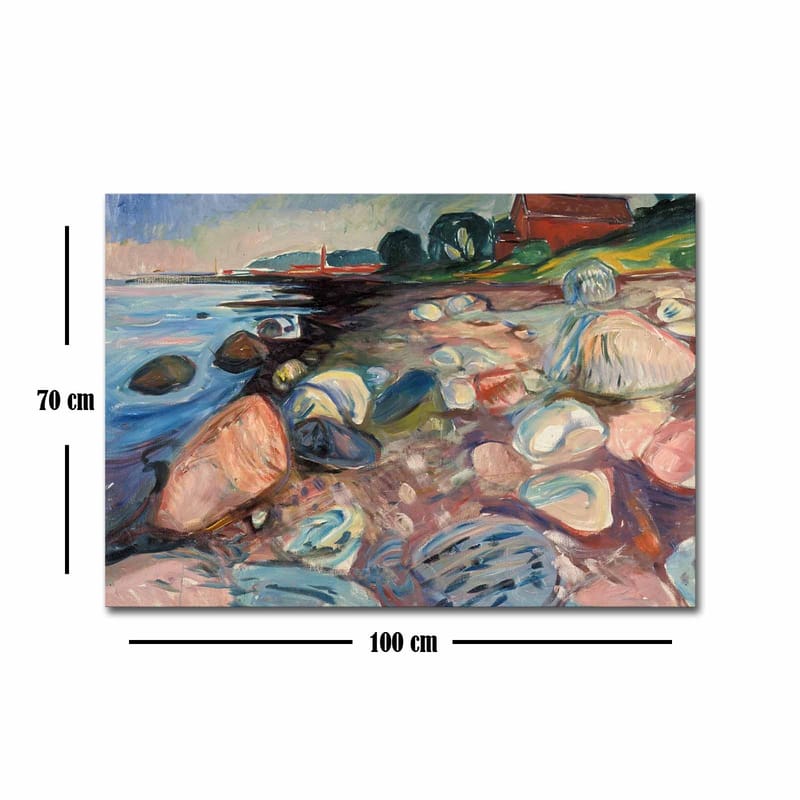 Koristeellinen Canvastaulu 70x100 cm - Monivärinen - Sisustustuotteet - Taulu & taide - Canvas-taulu