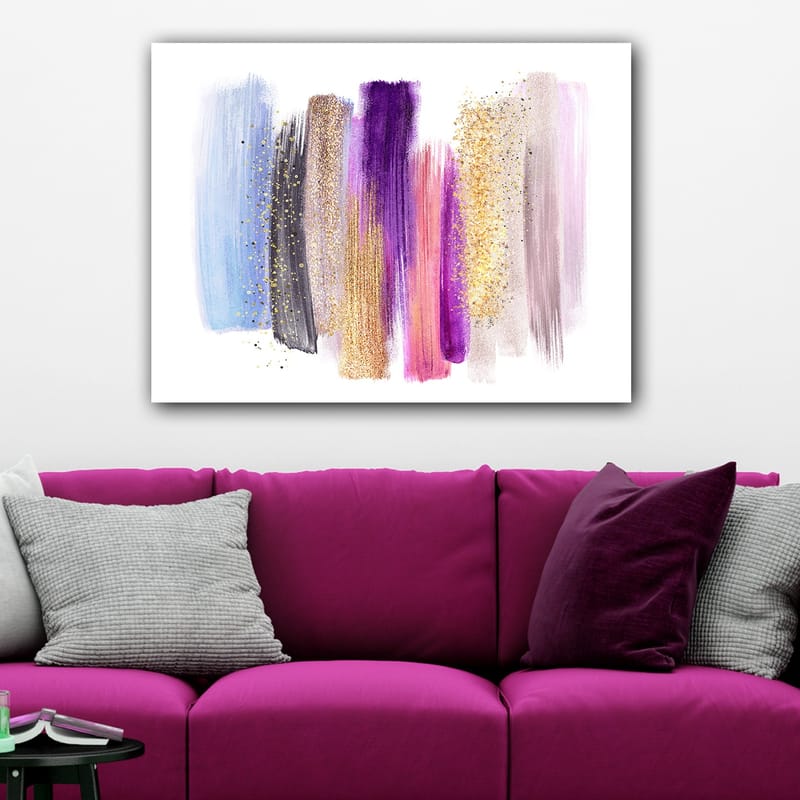 Koristeellinen Canvastaulu 70x100 cm - Monivärinen - Sisustustuotteet - Taulu & taide - Canvas-taulu