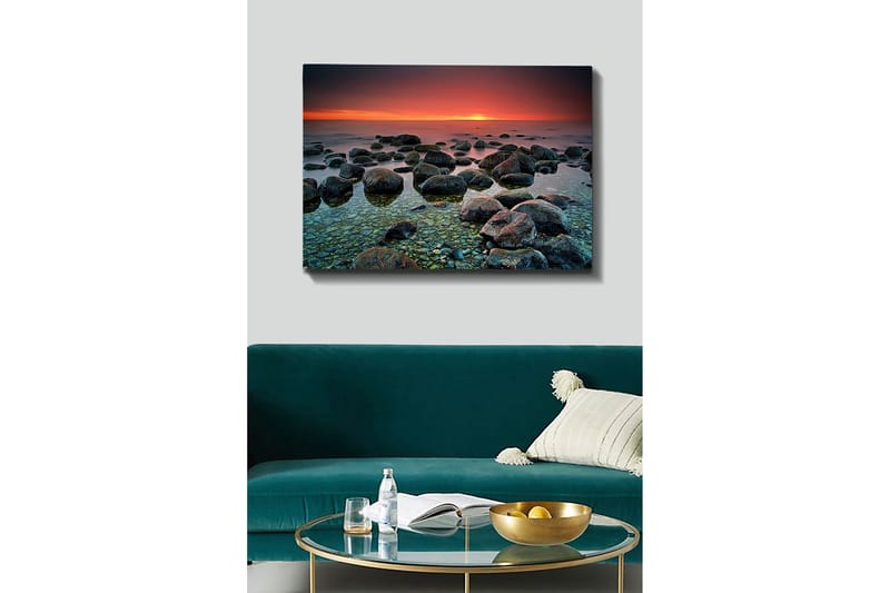Koristeellinen Canvastaulu 70x100 cm - Monivärinen - Sisustustuotteet - Taulu & taide - Canvas-taulu