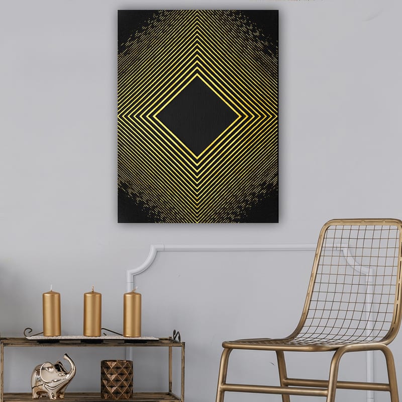 Koristeellinen Canvastaulu 70x100 cm - Monivärinen - Sisustustuotteet - Taulu & taide - Canvas-taulu
