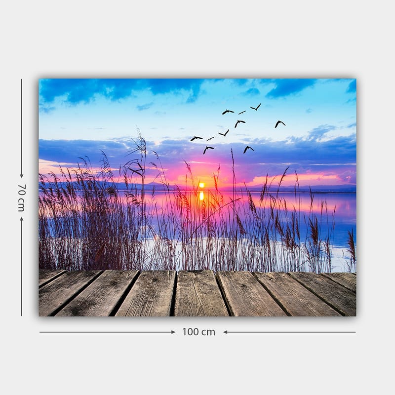 Koristeellinen Canvastaulu 70x100 cm - Monivärinen - Sisustustuotteet - Taulu & taide - Canvas-taulu