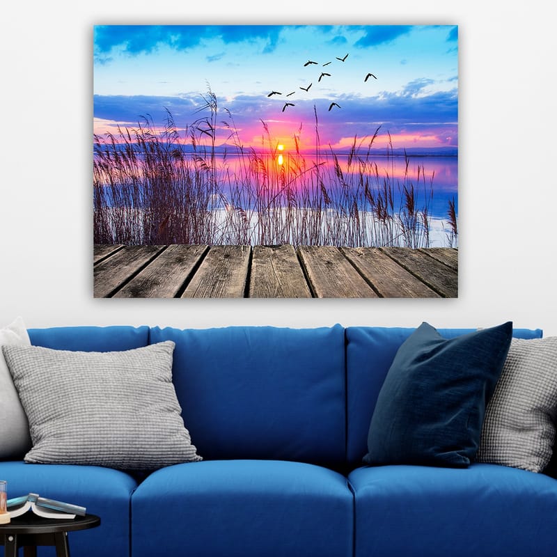 Koristeellinen Canvastaulu 70x100 cm - Monivärinen - Sisustustuotteet - Taulu & taide - Canvas-taulu