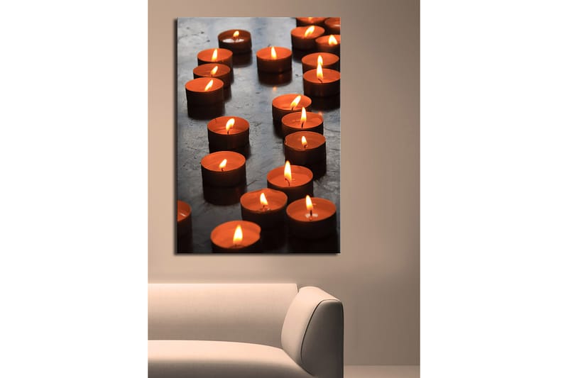 Koristeellinen Canvastaulu 70x100 cm - Monivärinen - Sisustustuotteet - Taulu & taide - Canvas-taulu