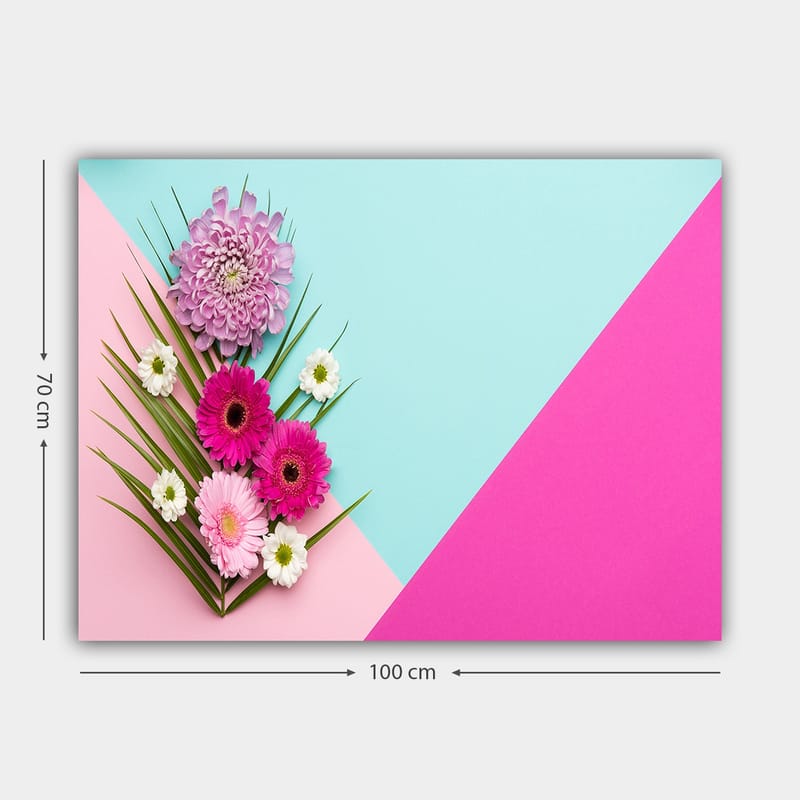 Koristeellinen Canvastaulu 70x100 cm - Monivärinen - Sisustustuotteet - Taulu & taide - Canvas-taulu