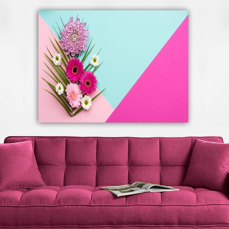 Koristeellinen Canvastaulu 70x100 cm - Monivärinen - Sisustustuotteet - Taulu & taide - Canvas-taulu