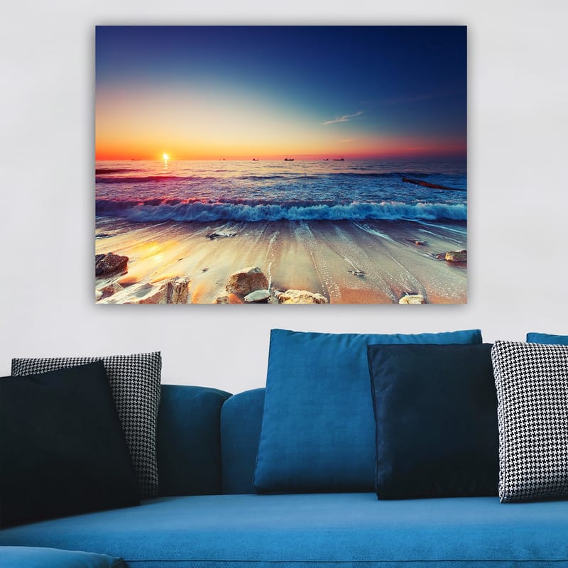 Koristeellinen Canvastaulu 70x100 cm - Monivärinen - Sisustustuotteet - Taulu & taide - Canvas-taulu