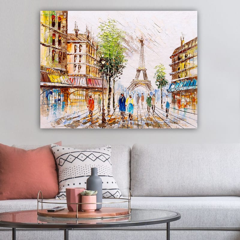 Koristeellinen Canvastaulu 70x100 cm - Monivärinen - Sisustustuotteet - Taulu & taide - Canvas-taulu
