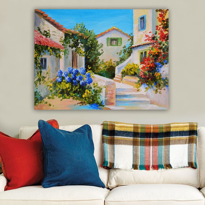 Koristeellinen Canvastaulu 70x100 cm - Monivärinen - Sisustustuotteet - Taulu & taide - Canvas-taulu