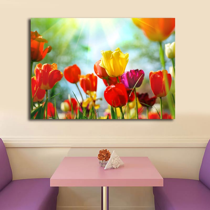 Koristeellinen Canvastaulu 70x100 cm - Monivärinen - Sisustustuotteet - Taulu & taide - Canvas-taulu