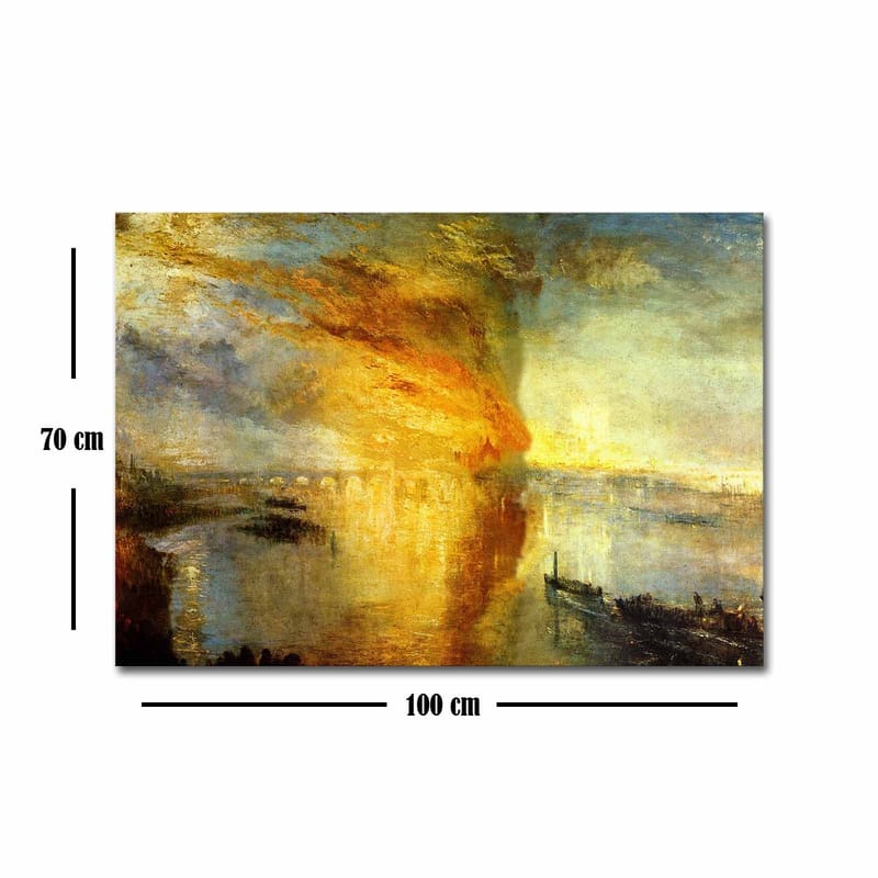 Koristeellinen Canvastaulu 70x100 cm - Monivärinen - Sisustustuotteet - Taulu & taide - Canvas-taulu