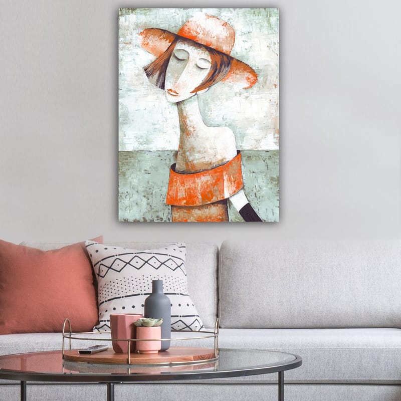 Koristeellinen Canvastaulu 70x100 cm - Monivärinen - Sisustustuotteet - Taulu & taide - Canvas-taulu