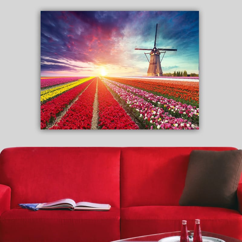 Koristeellinen Canvastaulu 70x100 cm - Monivärinen - Sisustustuotteet - Taulu & taide - Canvas-taulu
