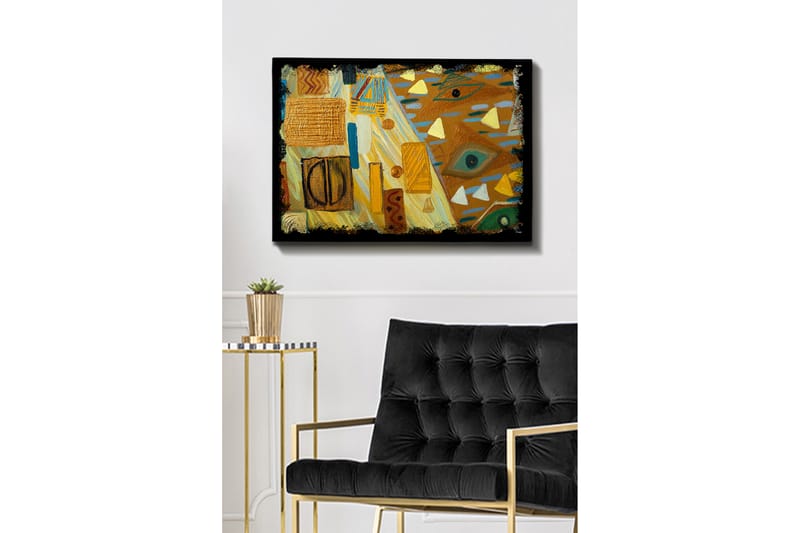 Koristeellinen Canvastaulu 70x100 cm - Monivärinen - Sisustustuotteet - Taulu & taide - Canvas-taulu