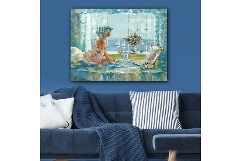Koristeellinen Canvastaulu 70x100 cm - Monivärinen - Sisustustuotteet - Taulu & taide - Canvas-taulu