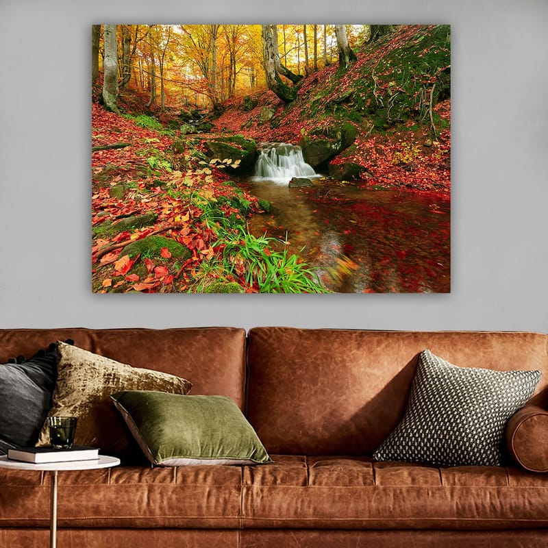 Koristeellinen Canvastaulu 70x100 cm - Monivärinen - Sisustustuotteet - Taulu & taide - Canvas-taulu