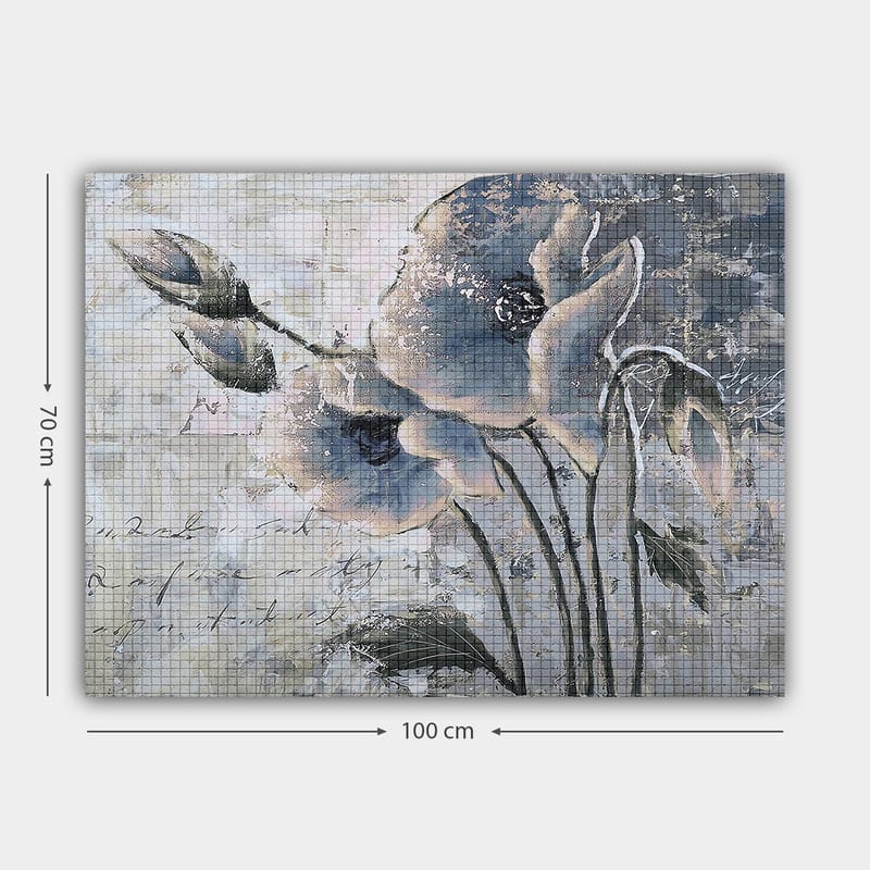 Koristeellinen Canvastaulu 70x100 cm - Monivärinen - Sisustustuotteet - Taulu & taide - Canvas-taulu