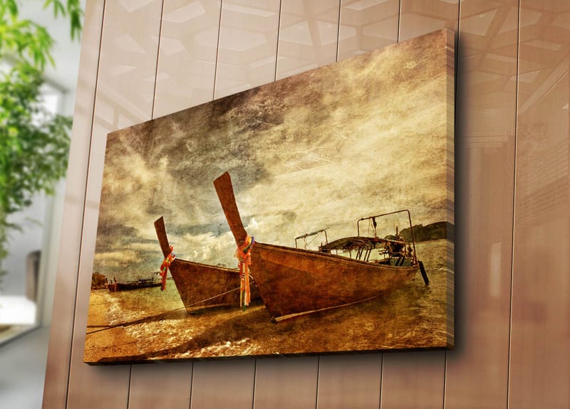 Koristeellinen Canvastaulu 70x100 cm - Monivärinen - Sisustustuotteet - Taulu & taide - Canvas-taulu