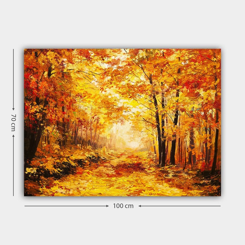 Koristeellinen Canvastaulu 70x100 cm - Monivärinen - Sisustustuotteet - Taulu & taide - Canvas-taulu