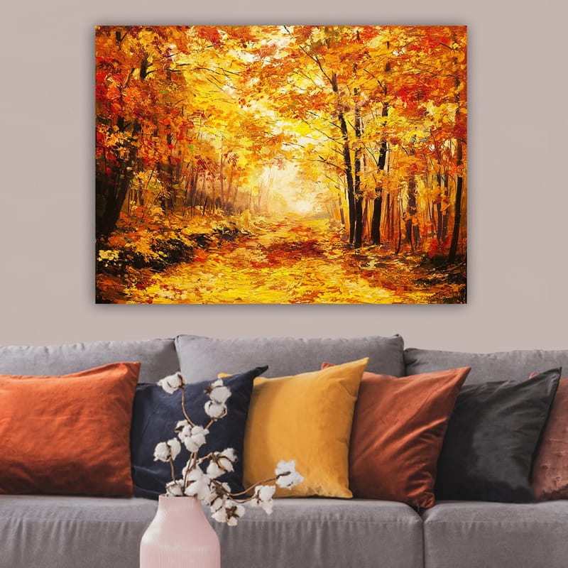 Koristeellinen Canvastaulu 70x100 cm - Monivärinen - Sisustustuotteet - Taulu & taide - Canvas-taulu