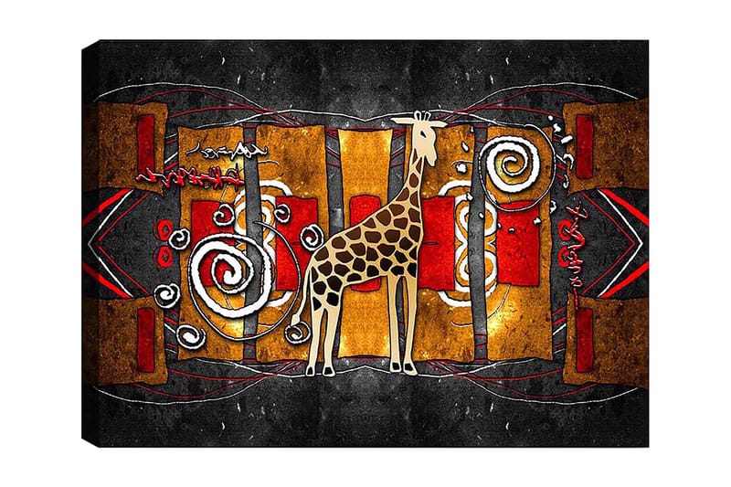 Koristeellinen Canvastaulu 70x100 cm - Monivärinen - Sisustustuotteet - Taulu & taide - Canvas-taulu