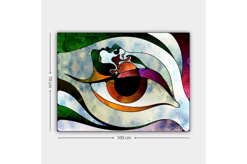 Koristeellinen Canvastaulu 70x100 cm - Monivärinen - Sisustustuotteet - Taulu & taide - Canvas-taulu