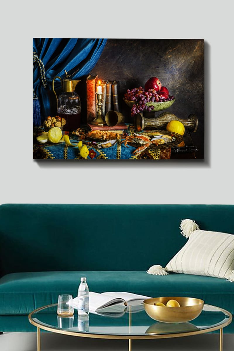 Koristeellinen Canvastaulu 70x100 cm - Monivärinen - Sisustustuotteet - Taulu & taide - Canvas-taulu
