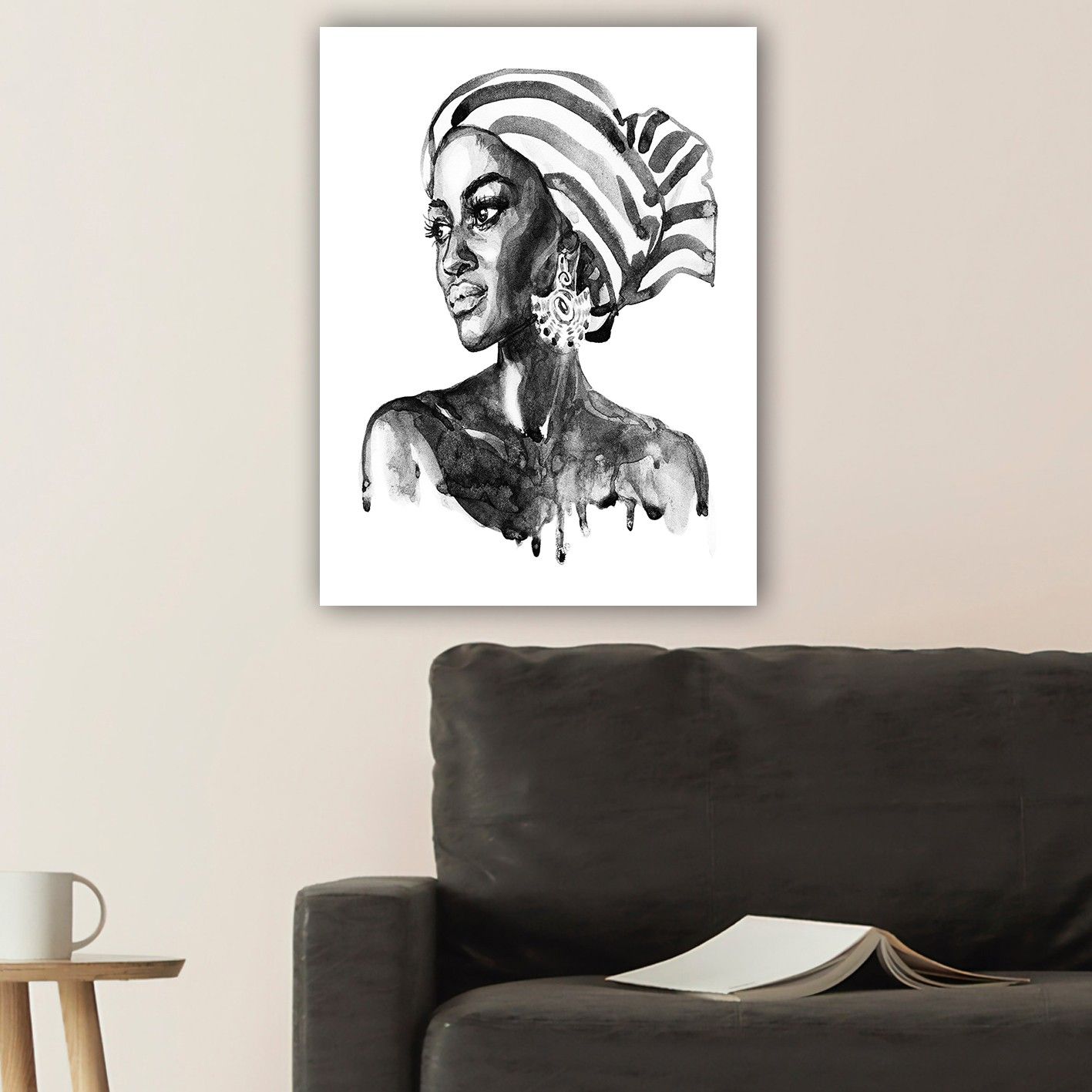 Koristeellinen Canvastaulu 70x100 cm - Monivärinen - Sisustustuotteet - Taulu & taide - Canvas-taulu